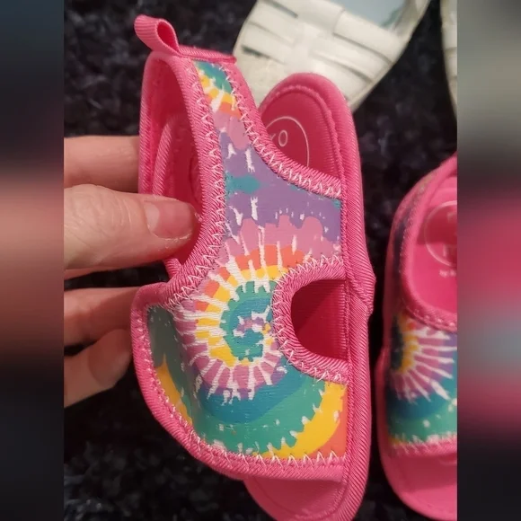 NWOT 2 pair RO+ME BABY SANDALS - Picture 9 of 13